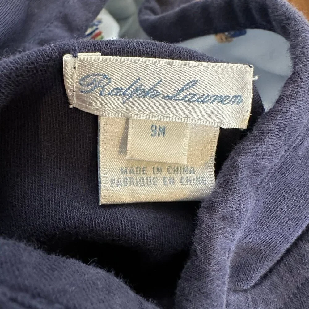 Ralph Lauren sweatshirt cardigan 9 mos